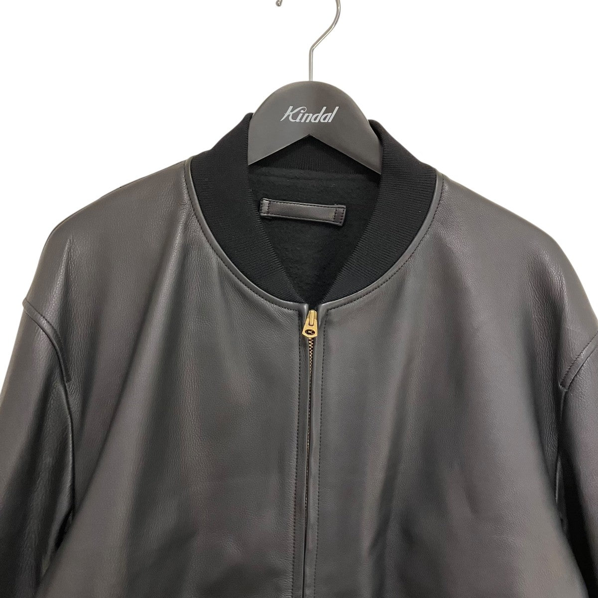 COMOLI(コモリ) カーフスキン ジップブルゾンレザージャケットB01