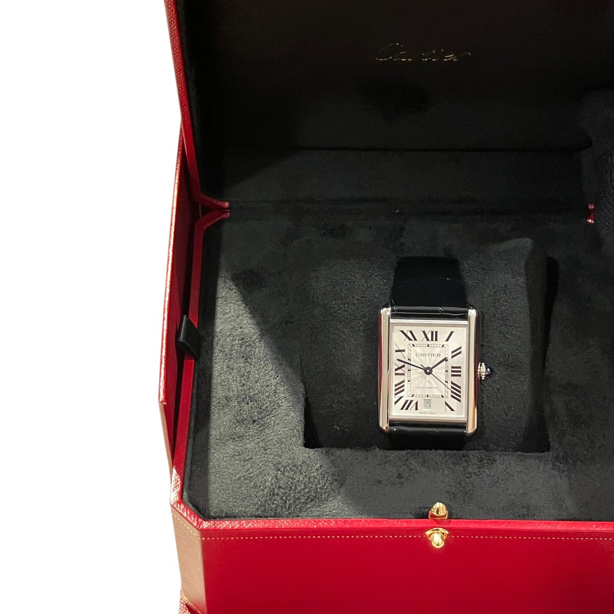 Cartier(カルティエ) Tank Must watch XL デイト 自動巻き時計WSTA0040