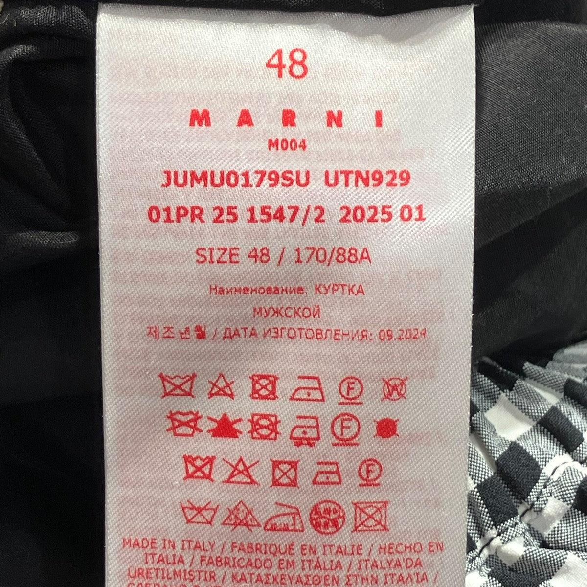 25SSチェック柄シアサッカーフード付きジャケットフーデッドジャケットJUMU0179SU