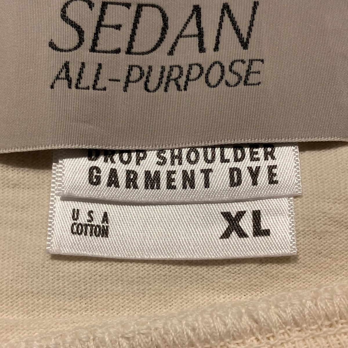 SEDAN ALL-PURPOSE Garment Dyed S S TEE SAND半袖TシャツSD24S-CT06 古着・中古-5枚目のアイテム画像