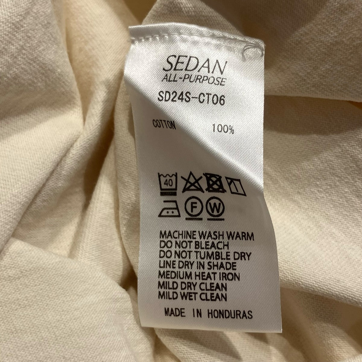 SEDAN ALL-PURPOSE Garment Dyed S S TEE SAND半袖TシャツSD24S-CT06 古着・中古-6枚目のアイテム画像