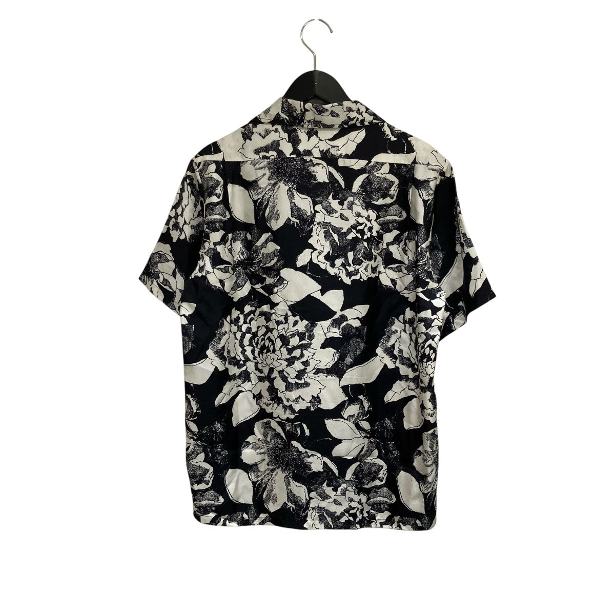 BANANATIME シルク半袖総柄シャツ302-077-03 古着・中古-2枚目のアイテム画像