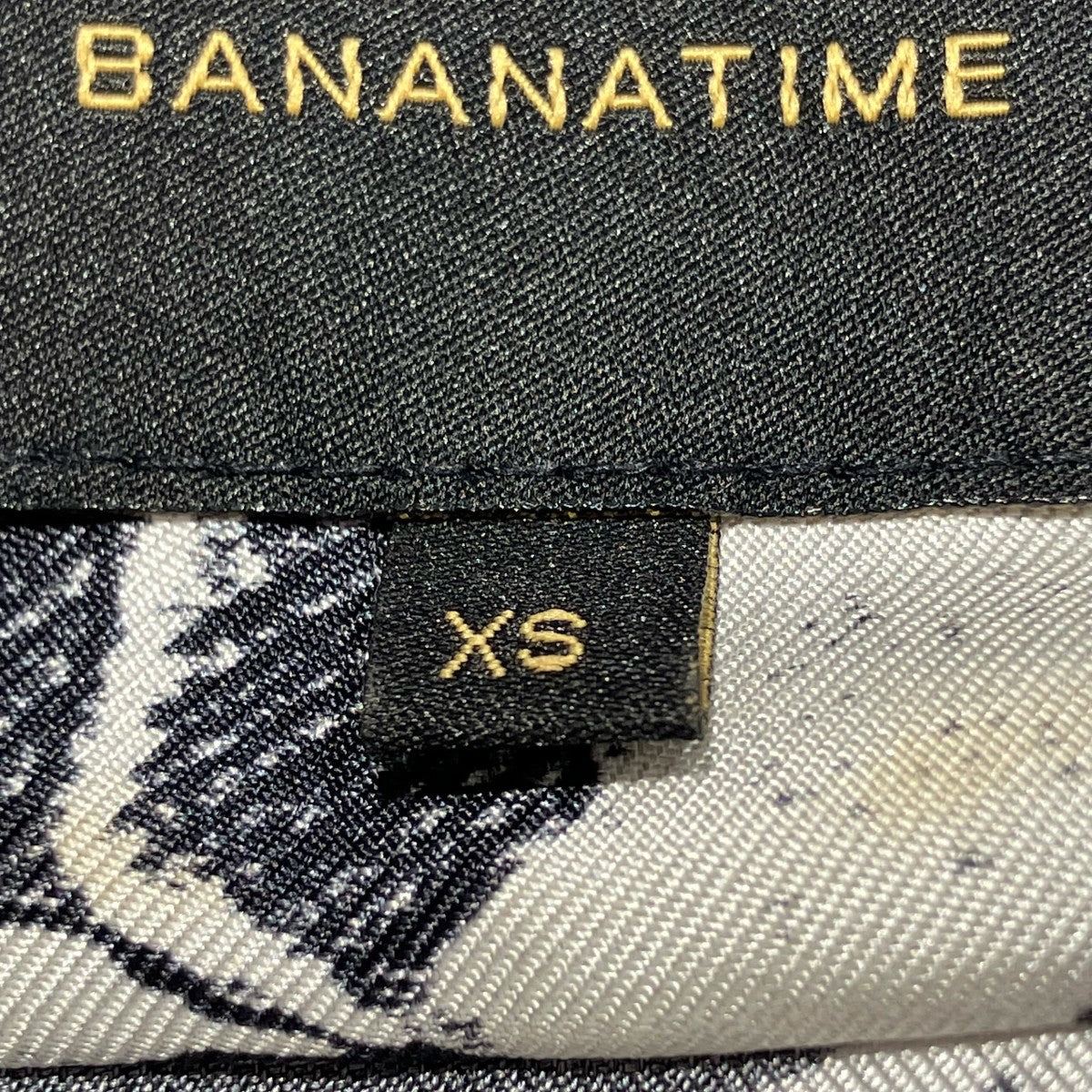 BANANATIME シルク半袖総柄シャツ302-077-03 古着・中古-6枚目のアイテム画像