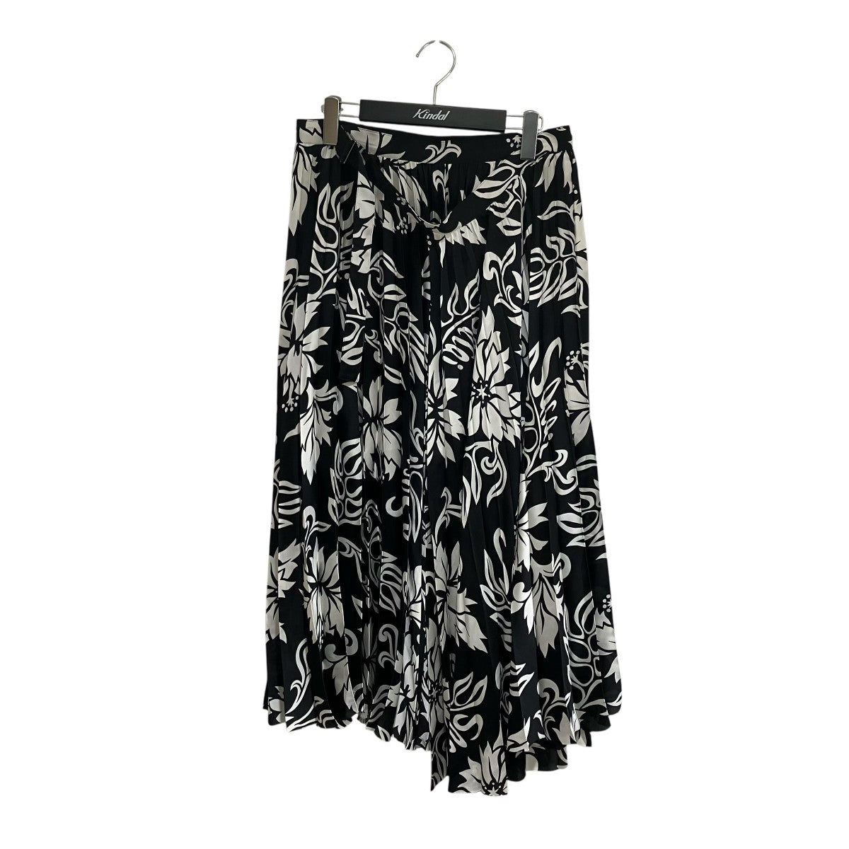 sacai 24SSFloral Print Skirt プリーツスカート総柄スカート24-07054 古着・中古-1枚目のアイテム画像