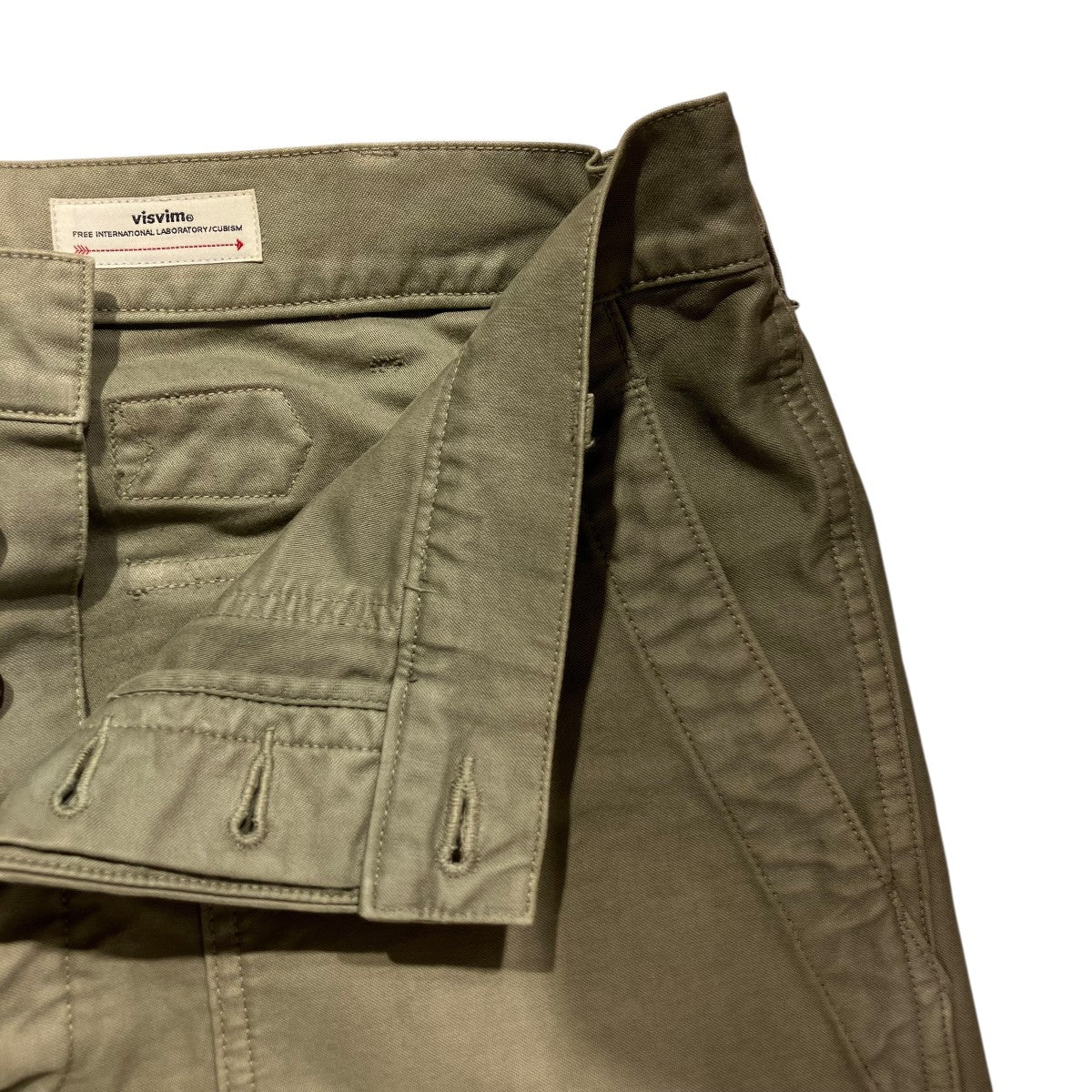 パンツ visvim 22SS ALDA PANTS KHAKI Size5 VISVIM(ビズビム) 22SS ALDA PANTS 0122105008014 0122105008014