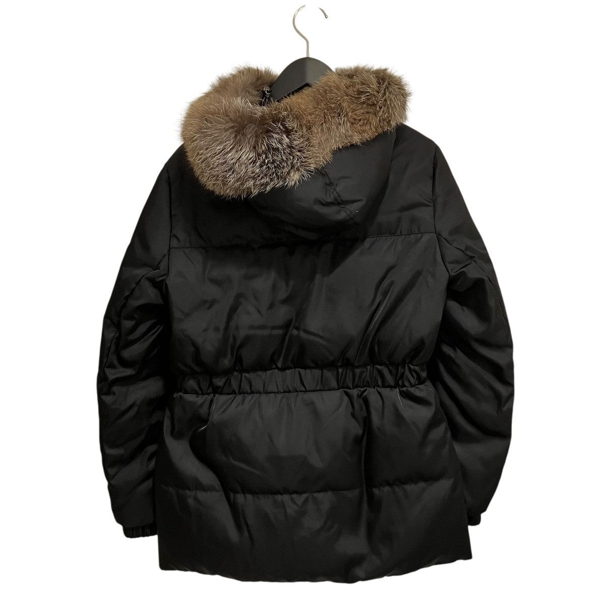 .11762【タグ付き・QR鑑定済み】モンクレール　FATSIALFUR ダウン 11762【タグ付き・QR鑑定済み】モンクレール FATSIALFUR ダウン黒