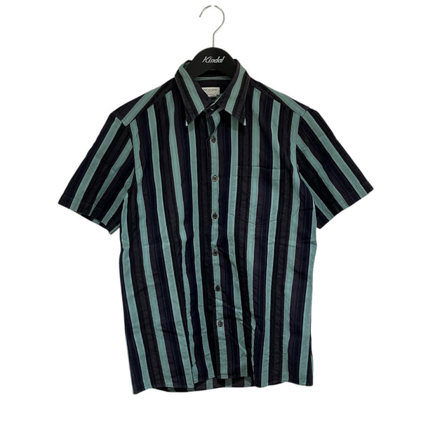 DRIES VAN NOTEN 半袖シャツ　サイズ46 DRIES VAN NOTEN(ドリスヴァンノッテン) ストライプ半袖シャツ