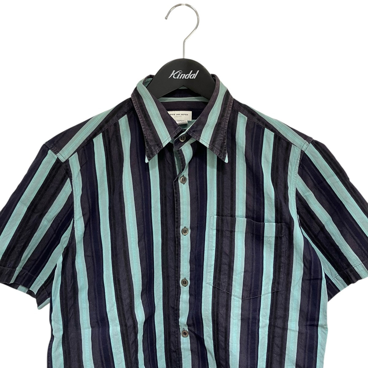 DRIES VAN NOTEN(ドリスヴァンノッテン) ストライプ半袖シャツ