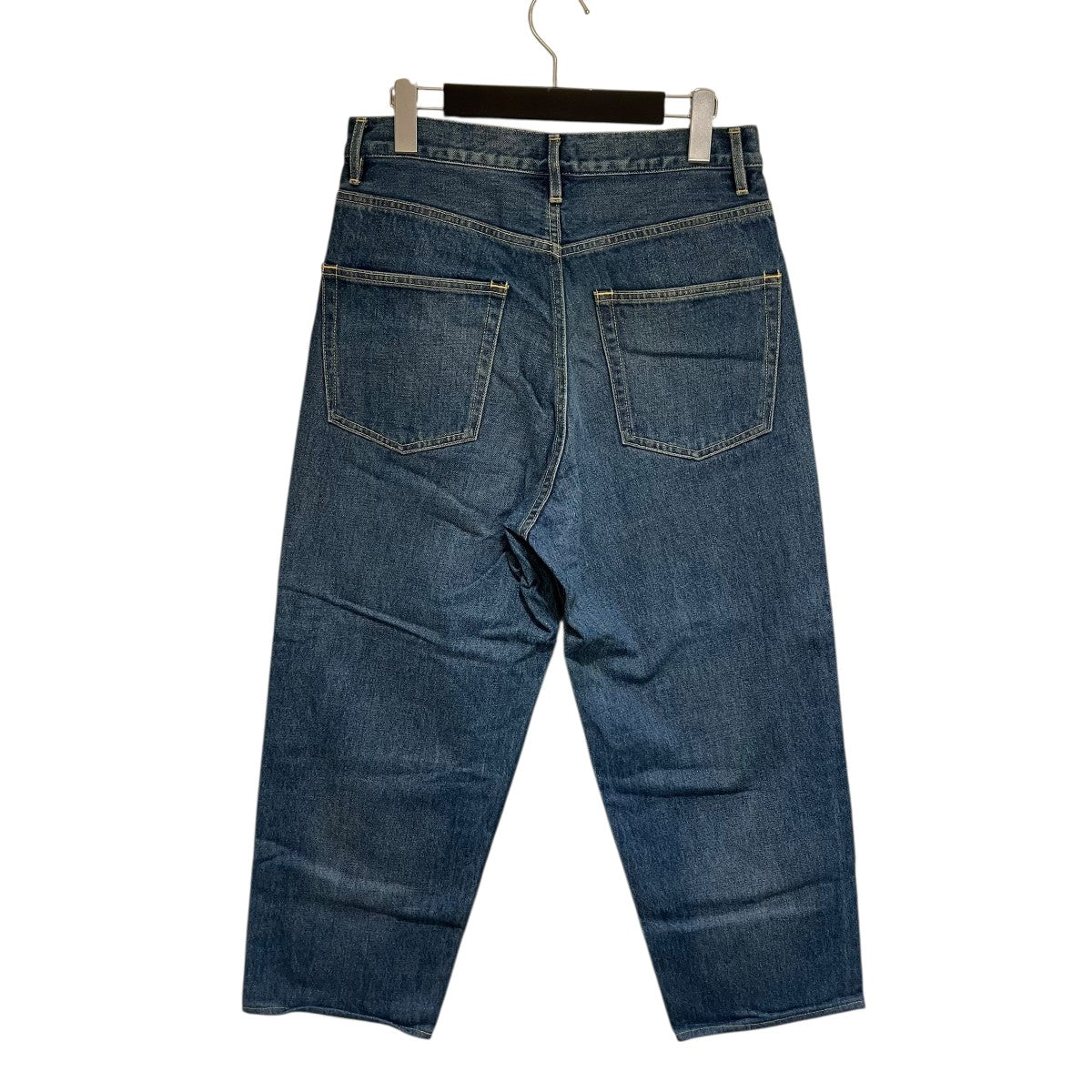 パンツ AURALEE WASHED HARD TWIST DENIM WIDE PT AURALEE-Hard-Twist-Denim-Wide-