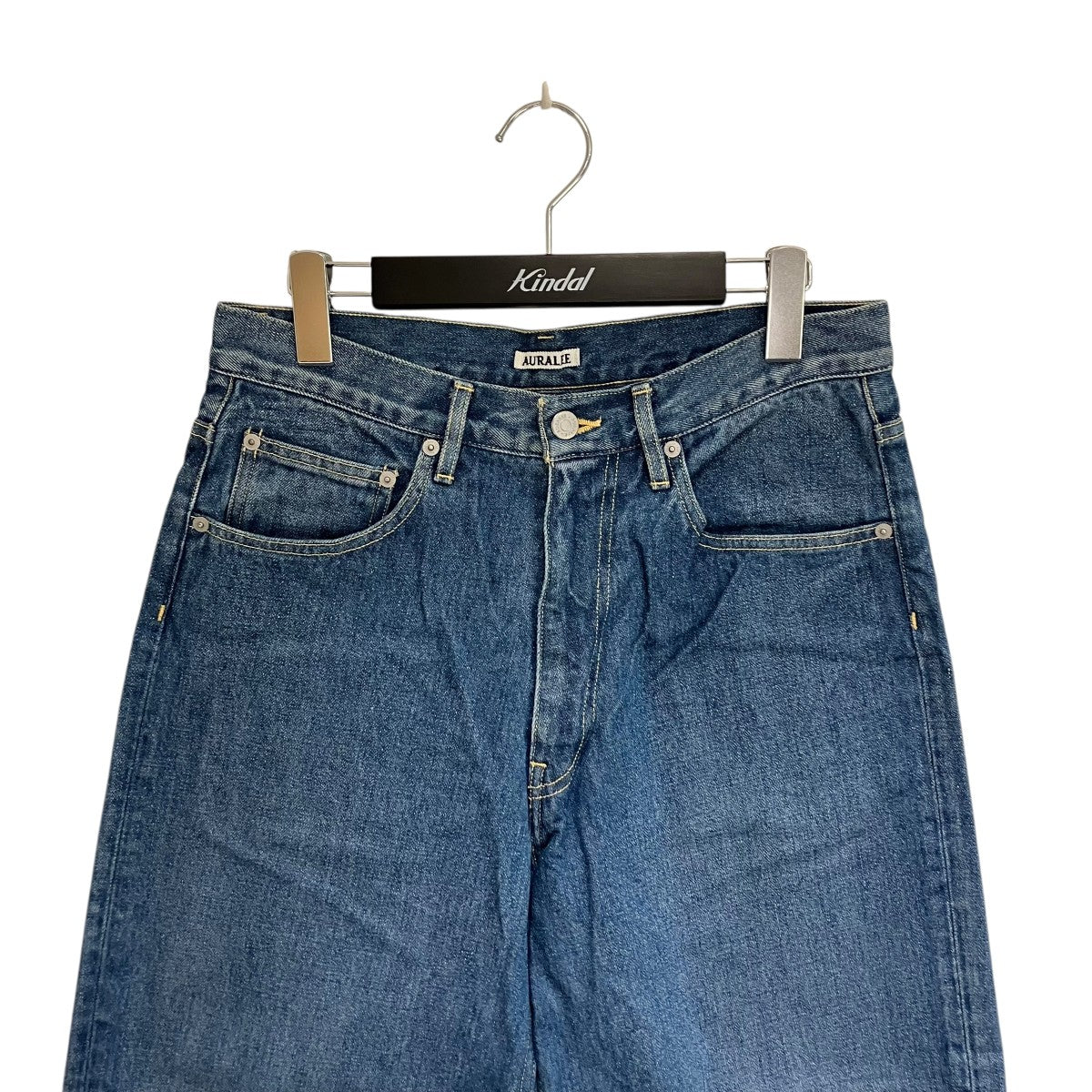 AURALEE(オーラリー) WASHED HARD TWIST DENIM WIDE PTデニム