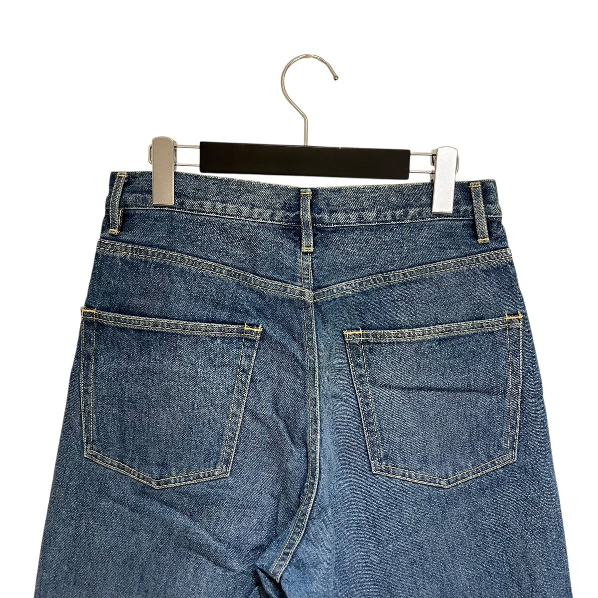 AURALEE(オーラリー) WASHED HARD TWIST DENIM WIDE PTデニム