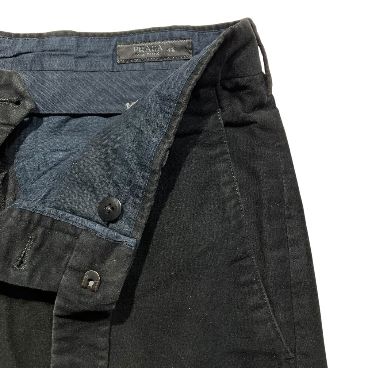 PRADA(プラダ) スラックスパンツUPA730 UPA730 ブラック サイズ 48