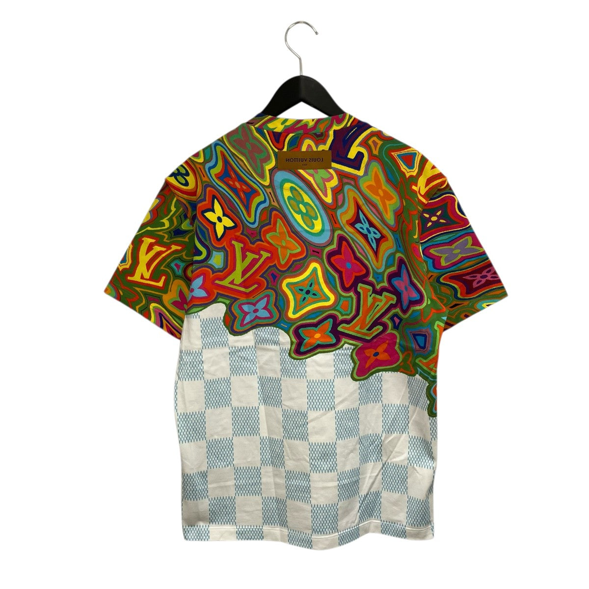 LOUIS VUITTON プリンテッドダミエLVTシャツプリントTシャツRM211 NPG HKY74W 古着・中古-2枚目のアイテム画像