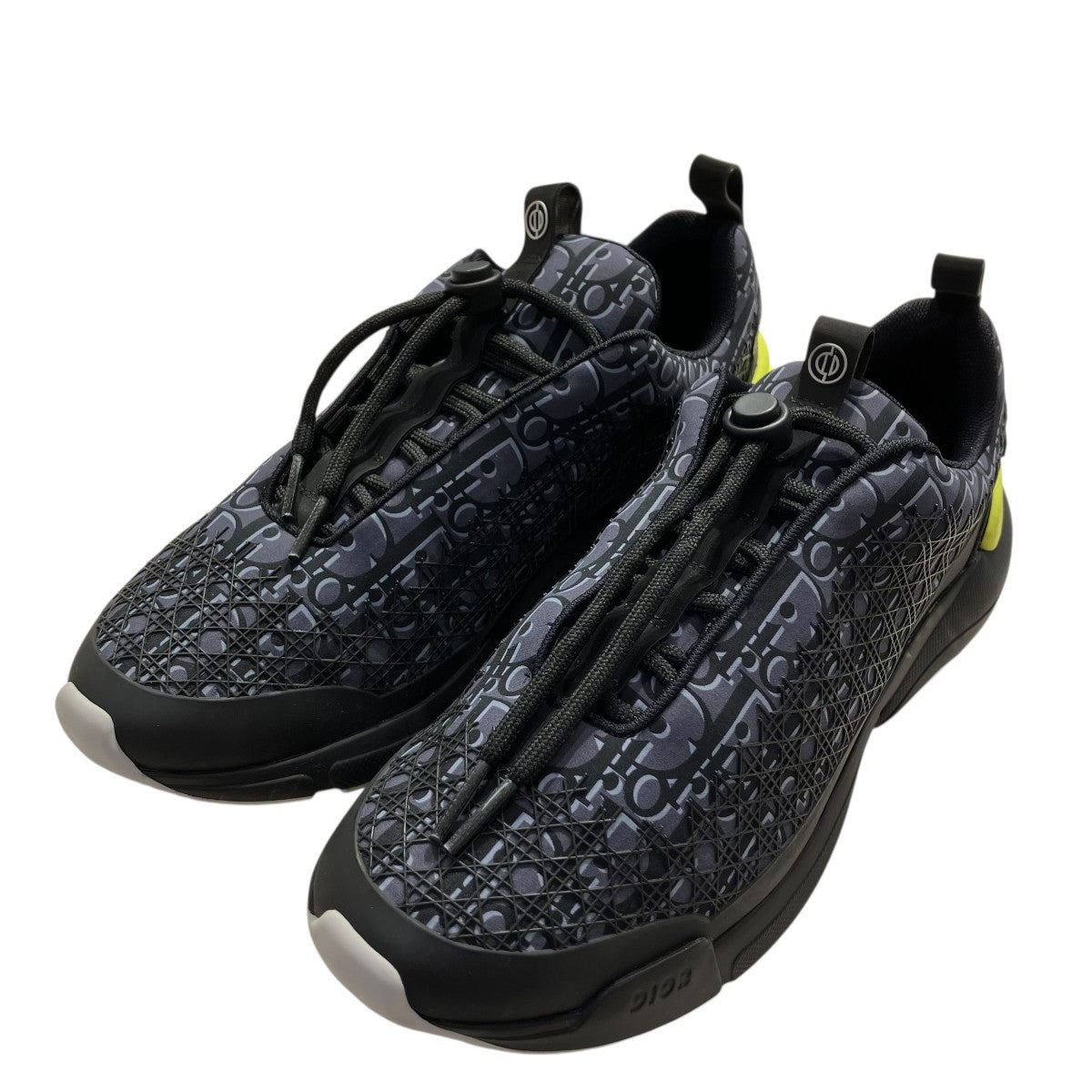 B24 Black Dior Oblique Canageスニーカー19ELS
