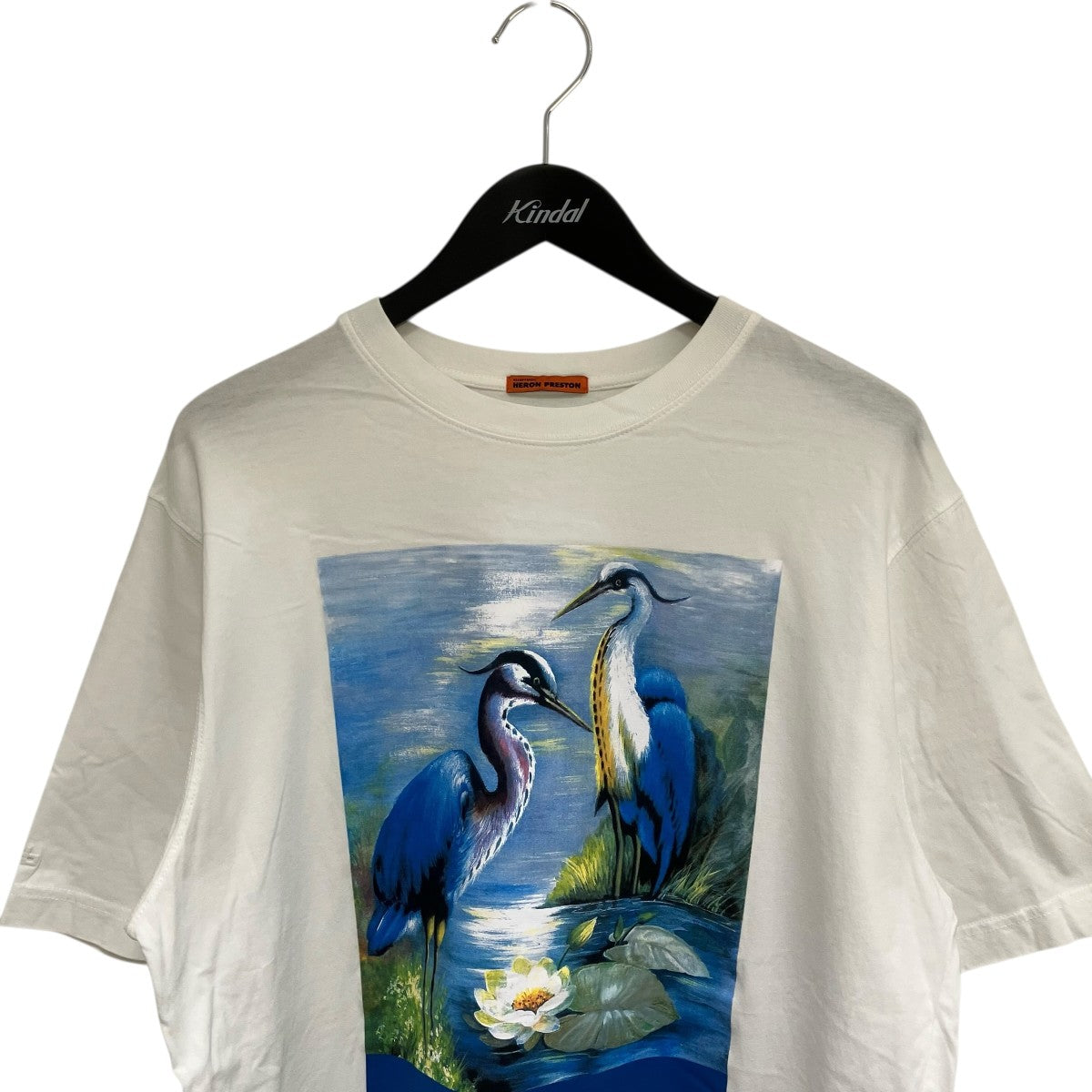 HERON PRESTON Heron Bird Over T-shirt半袖TシャツHWAA001E19760022 古着・中古-3枚目のアイテム画像