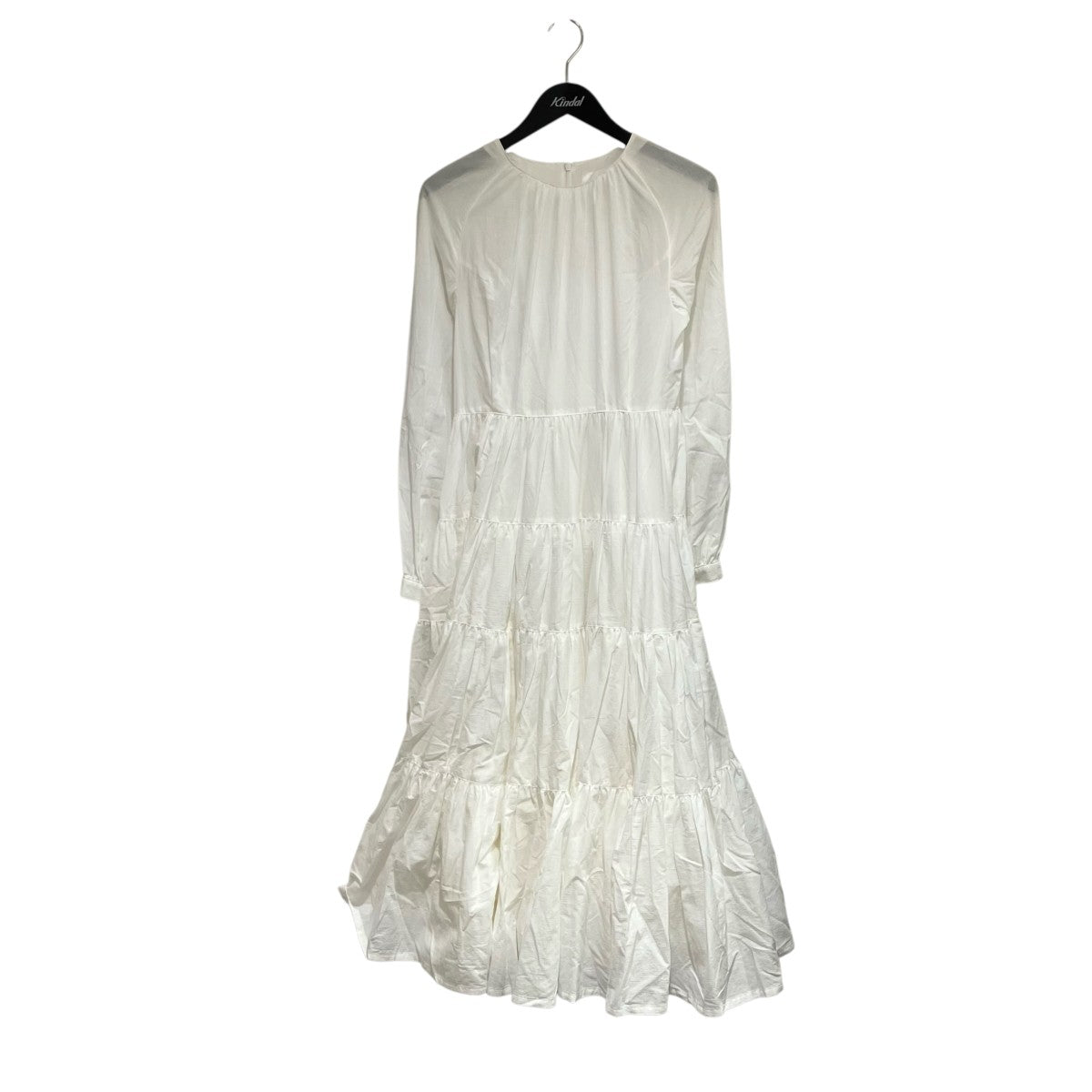 THE DRESS WAITS raglan sleeves tiered dressドレスFF211OP07 古着・中古-1枚目のアイテム画像