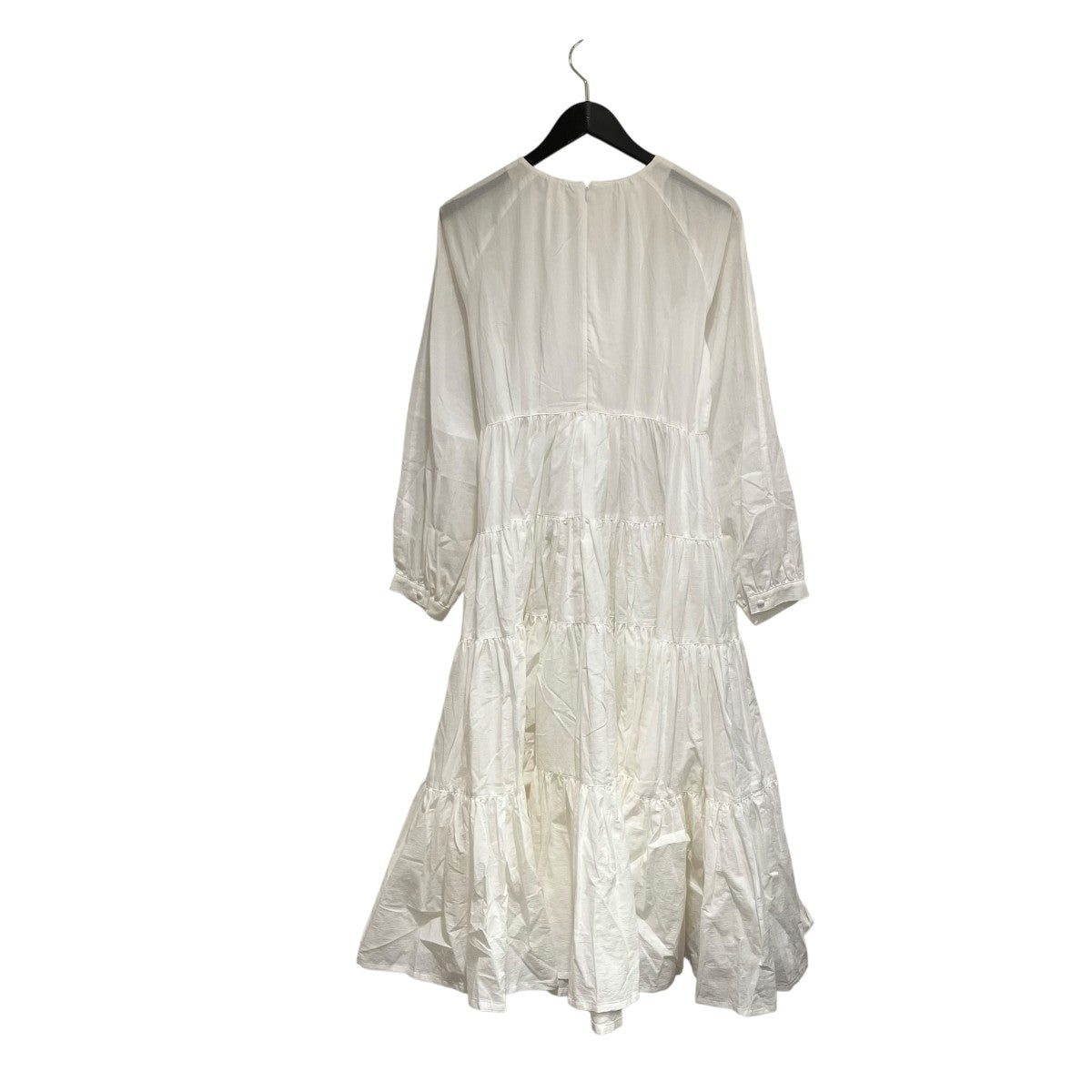 THE DRESS WAITS raglan sleeves tiered dressドレスFF211OP07 古着・中古-2枚目のアイテム画像