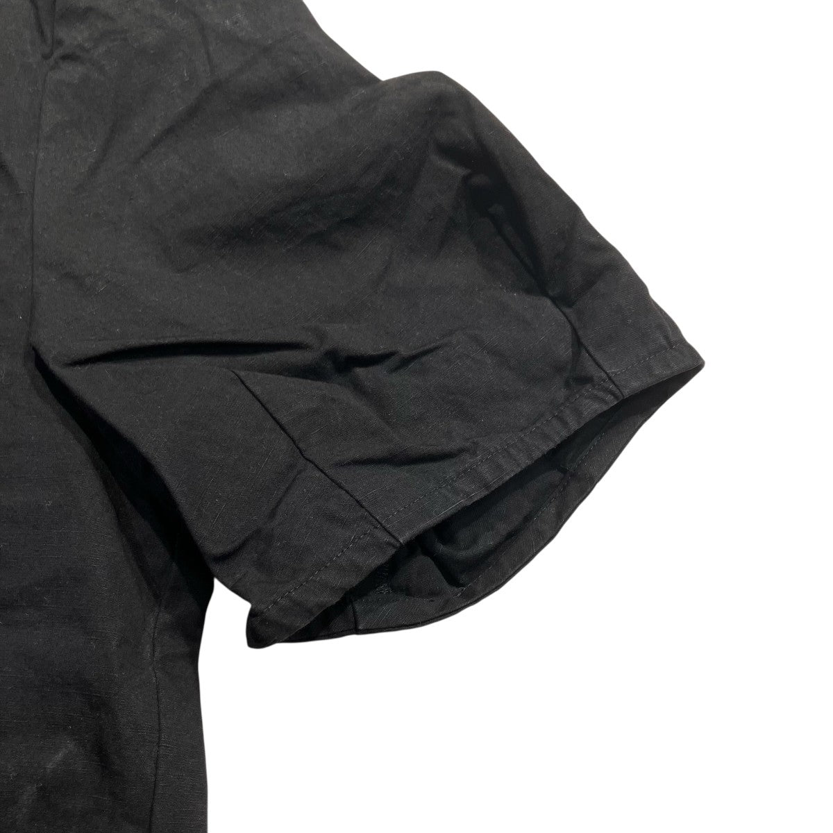 SINME コットンリネン Uネックトップス半袖ブラウスS23SS-11 古着・中古-4枚目のアイテム画像