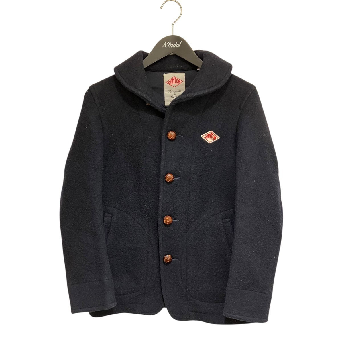 DANTON(ダントン) ウールモッサ丸衿ブルゾンジャケットJD-8243 JD-8243