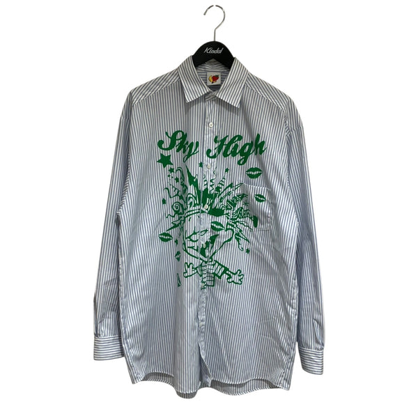sky high farm(スカイハイファーム) MINDBLOWN PRINT BUTTON DOWN長袖