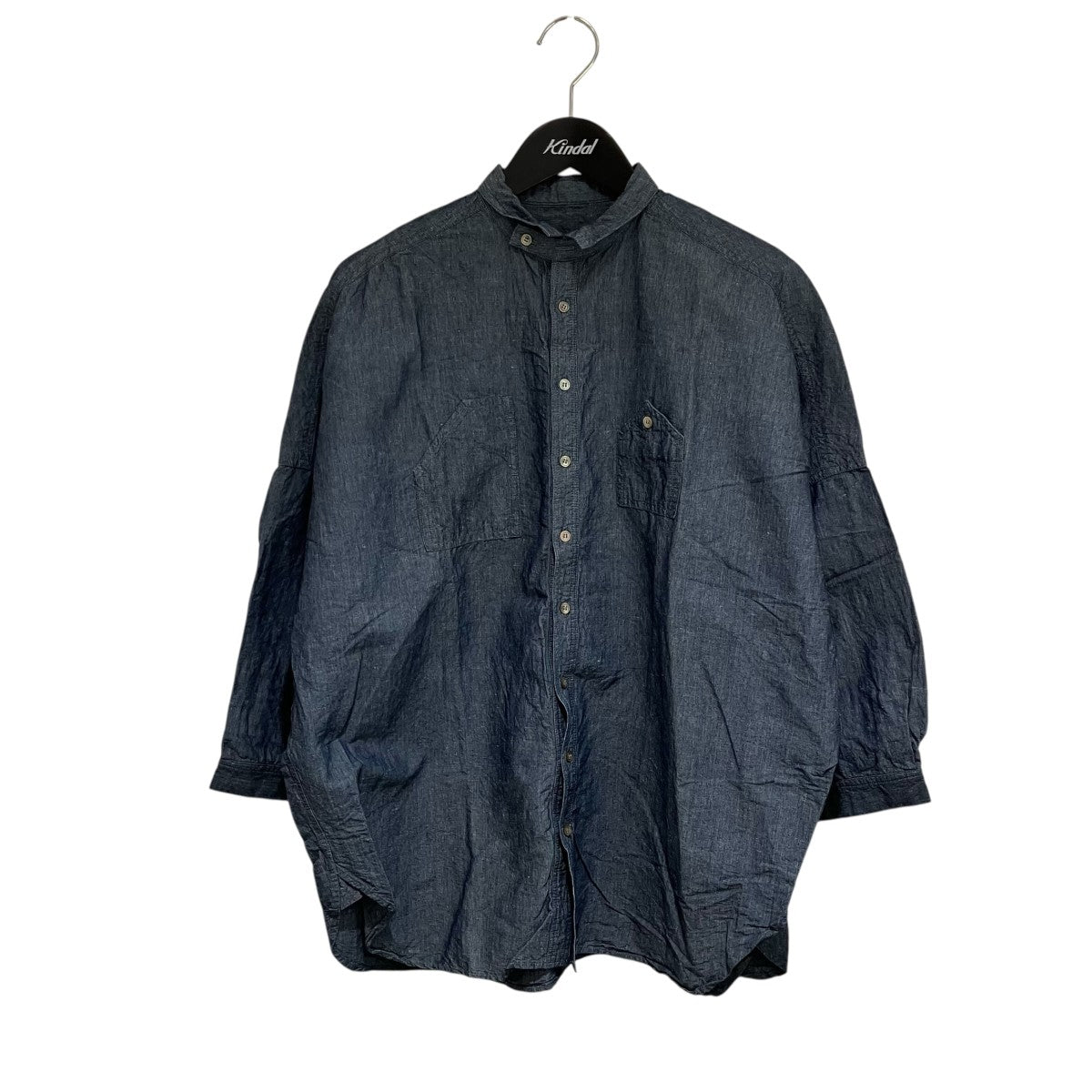 nest Robe Cotton linen Washi paper shirt半袖シャツ01191-2016 古着・中古-1枚目のアイテム画像