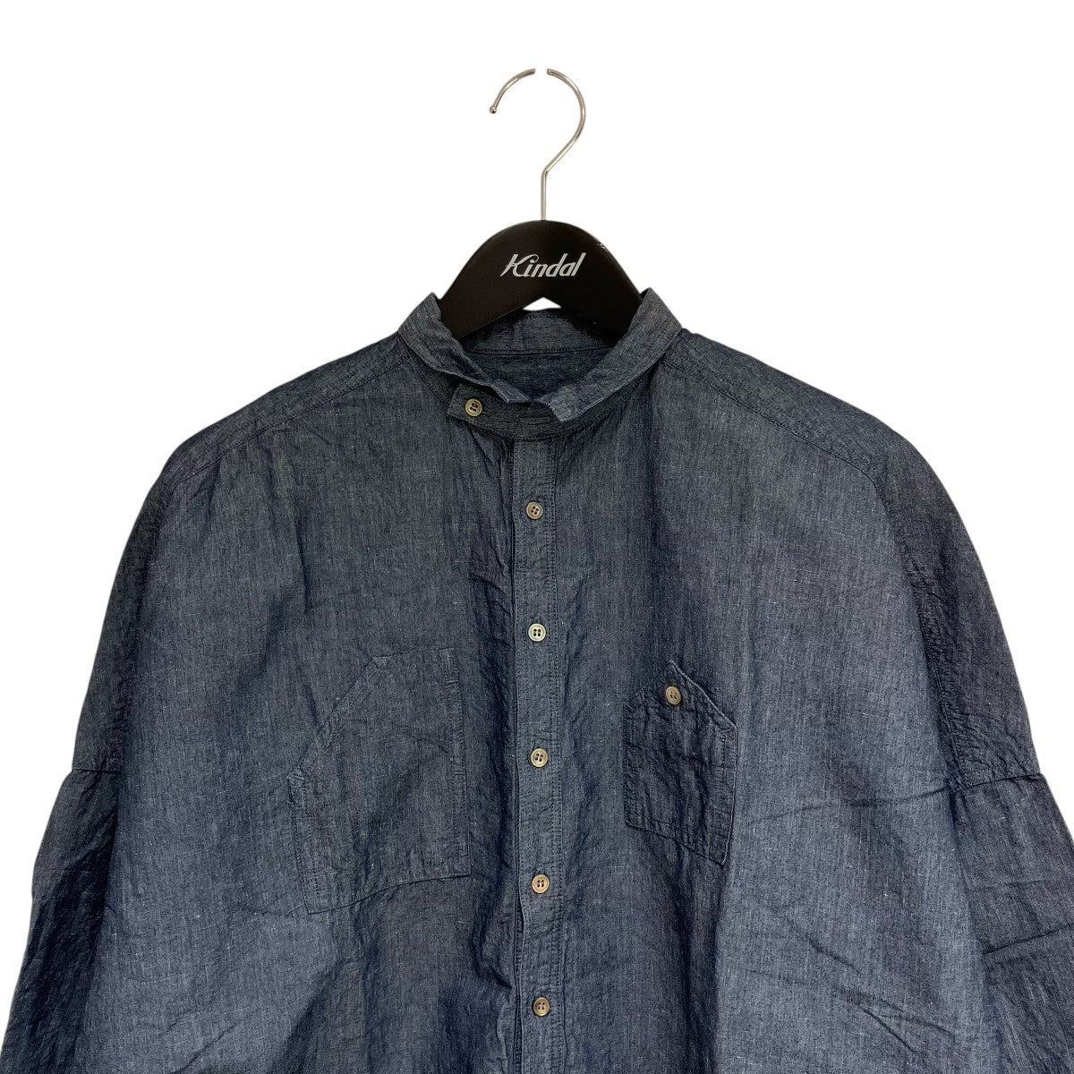 nest Robe Cotton linen Washi paper shirt半袖シャツ01191-2016 古着・中古-3枚目のアイテム画像