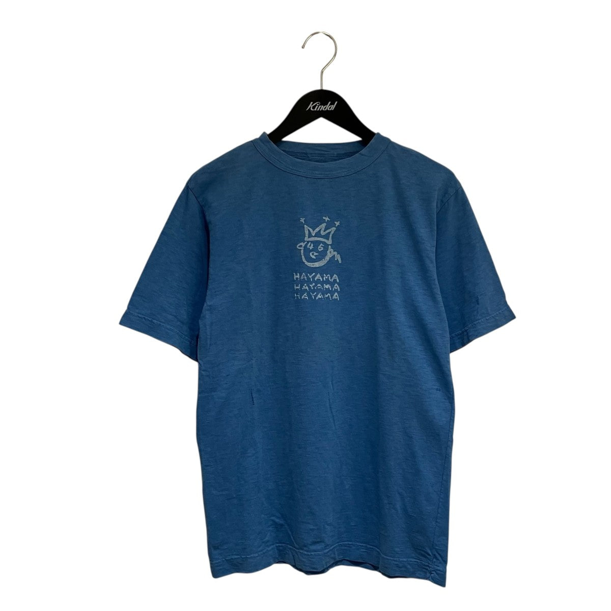 45R HAYAMAプリント半袖Tシャツ 古着・中古-1枚目のアイテム画像