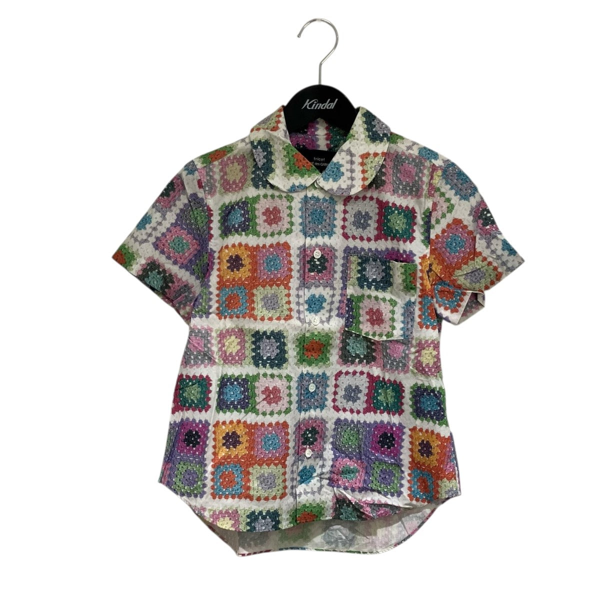 tricot COMME des GARCONS 丸襟ブラウスTA-B029 古着・中古-1枚目のアイテム画像