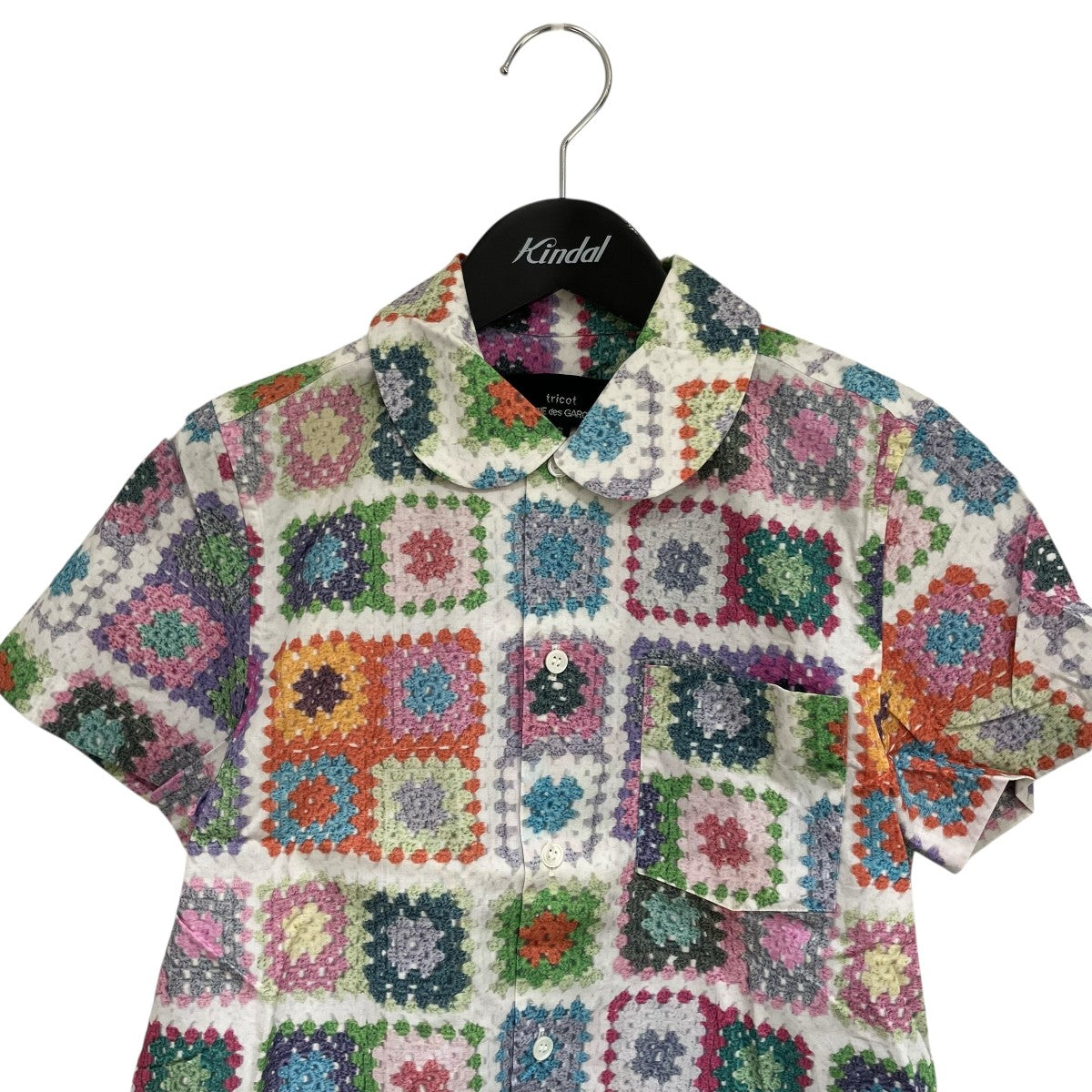 tricot COMME des GARCONS 丸襟ブラウスTA-B029 古着・中古-3枚目のアイテム画像