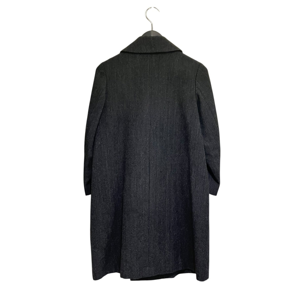 美品✨トリココムデギャルソン　厚手　丸襟ツイード　コート　黒　S アーカイブ tricot COMME des GARCONS(トリココムデギャルソン) 丸襟