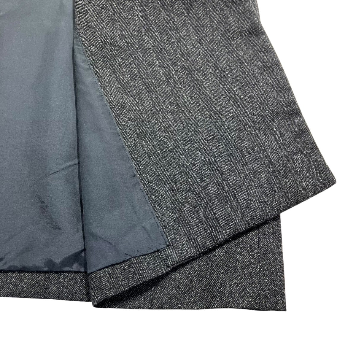 トリココムデギャルソン 女優襟ピーコート ハーフコート ツイード ヘリンボーン tricot COMME des GARCONS(トリココムデギャルソン) 丸襟