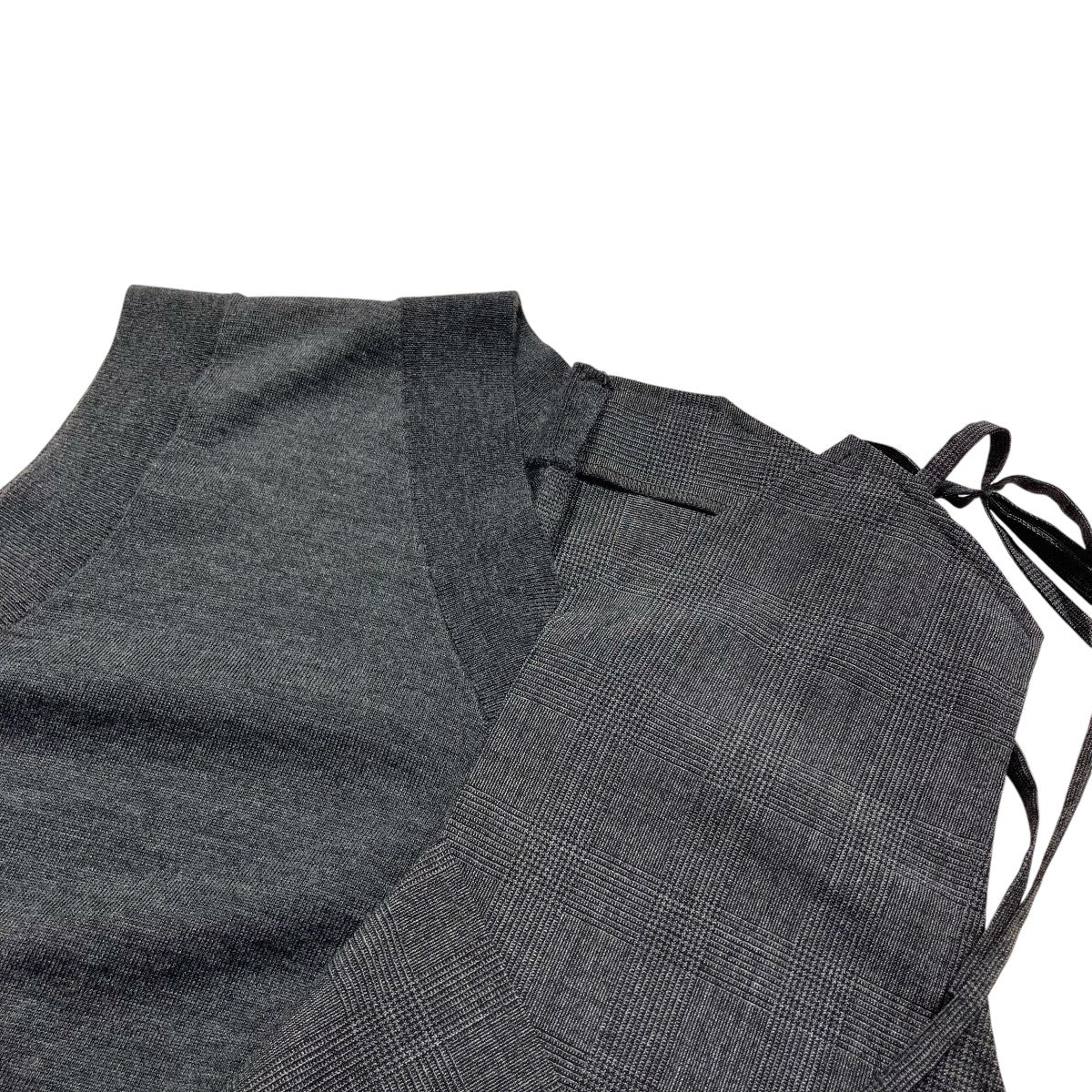 ENFOLD WOVEN×Knitベスト300GA270-0660 古着・中古-4枚目のアイテム画像