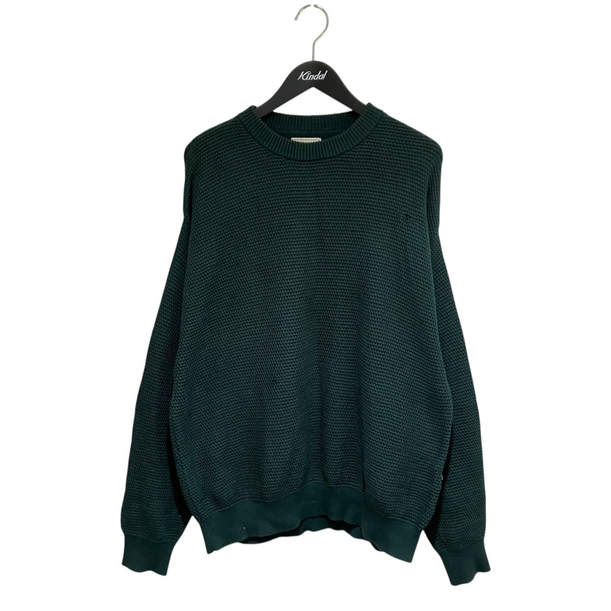 COTTON KNIT CREW SWEATERセーター221-91202
