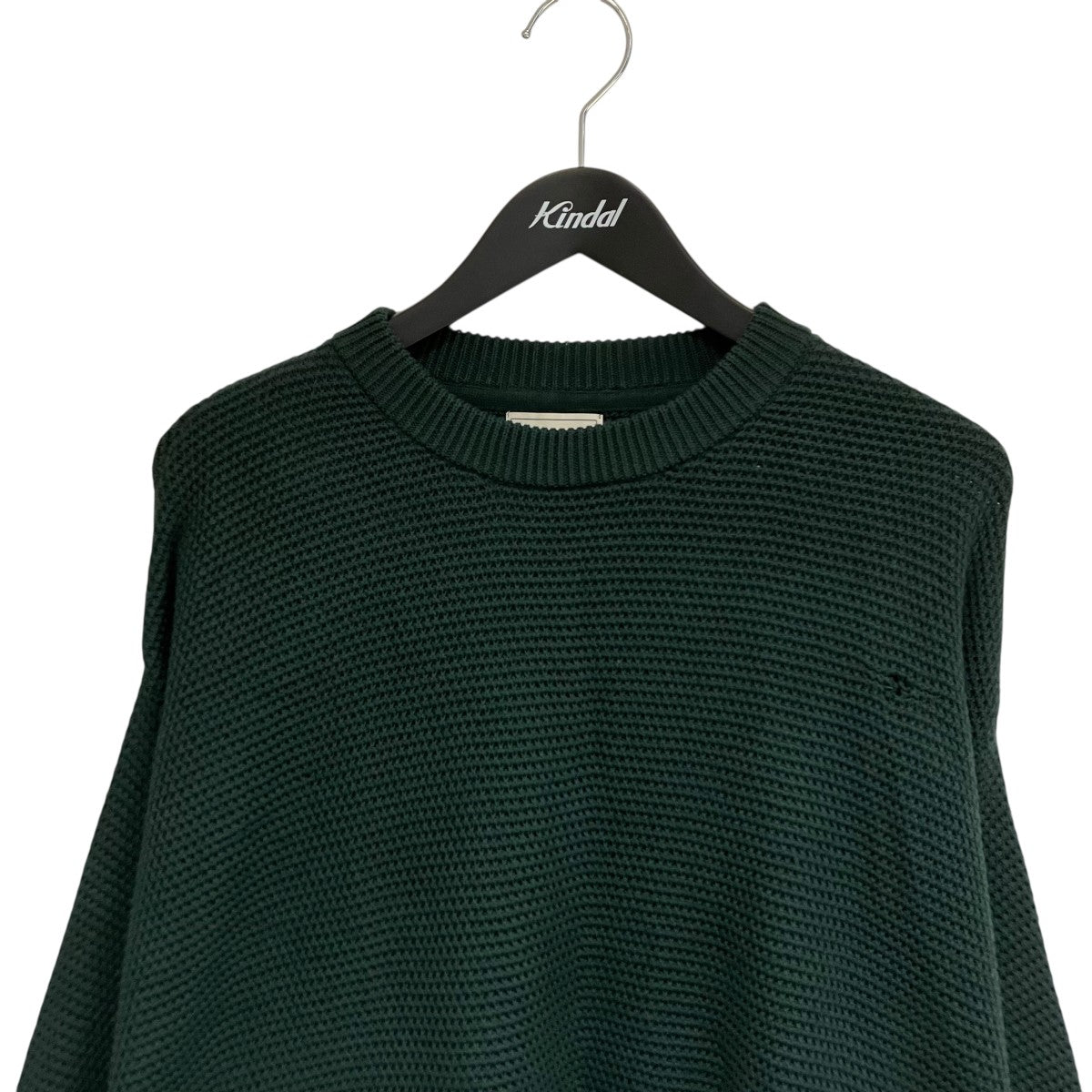 COTTON KNIT CREW SWEATERセーター221-91202