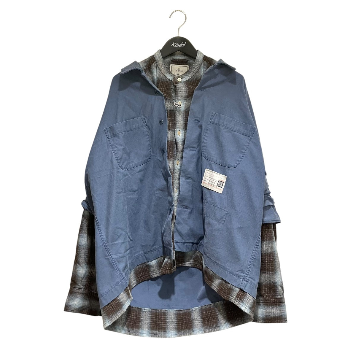 25AWLayered Long Sleeve Shirt長袖ブラウスA15SH082
