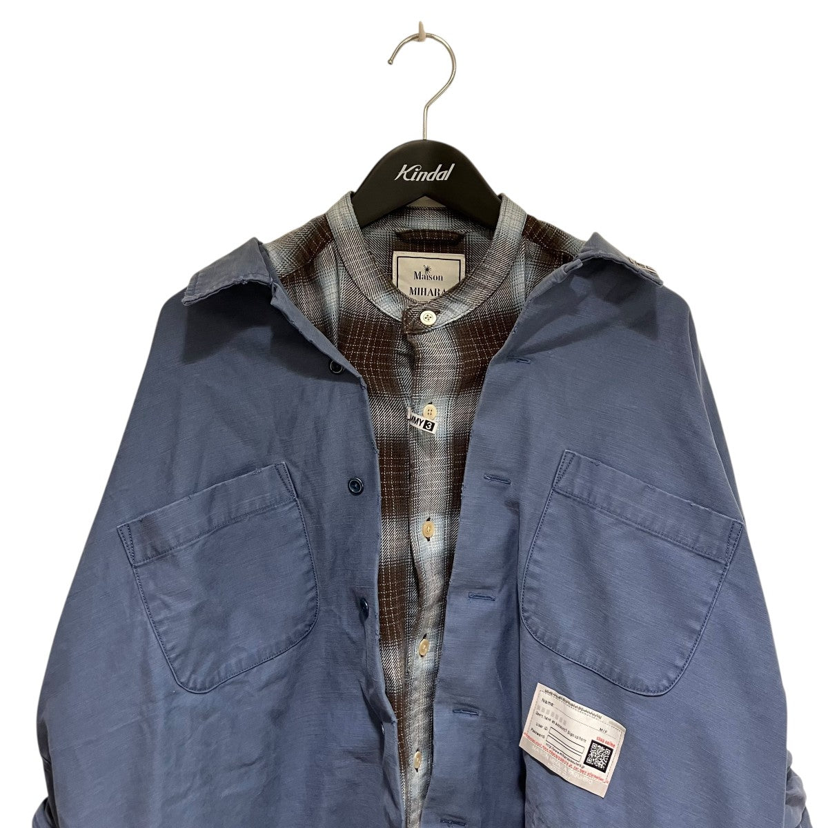 25AWLayered Long Sleeve Shirt長袖ブラウスA15SH082