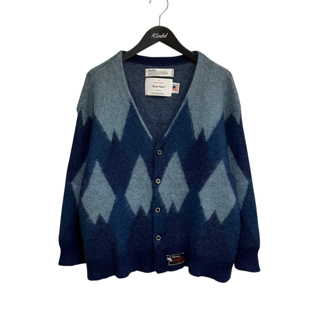 DAIRIKU BEAMS別注　カーディガン　アーガイル アーガイル モヘア ニットカーディガン - ダイリク レディース