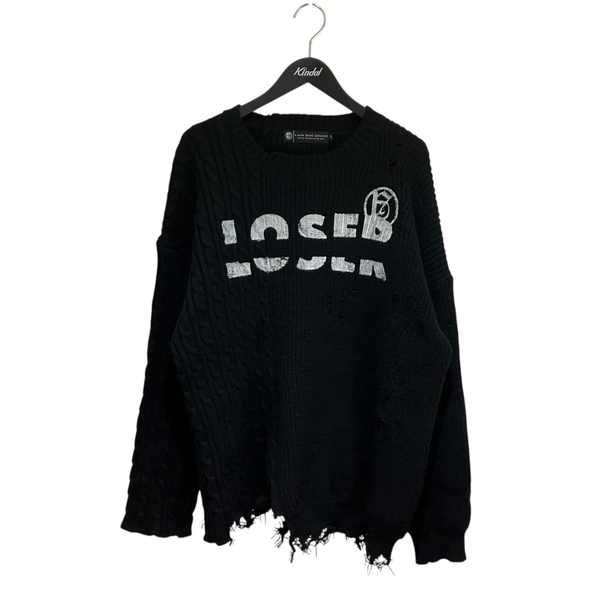 Loser Logo knit sweaterセーター
