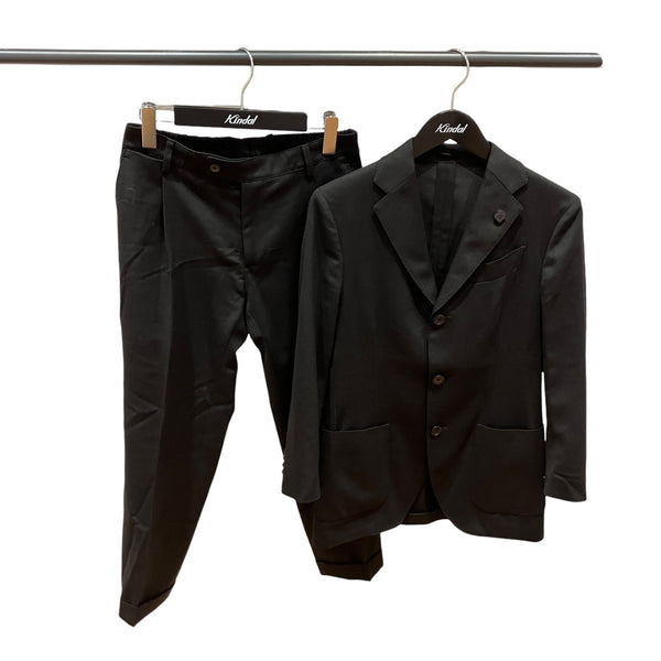 LARDINI(ラルディーニ) ウール ポリエステル ストレッチ パッカブル 3B