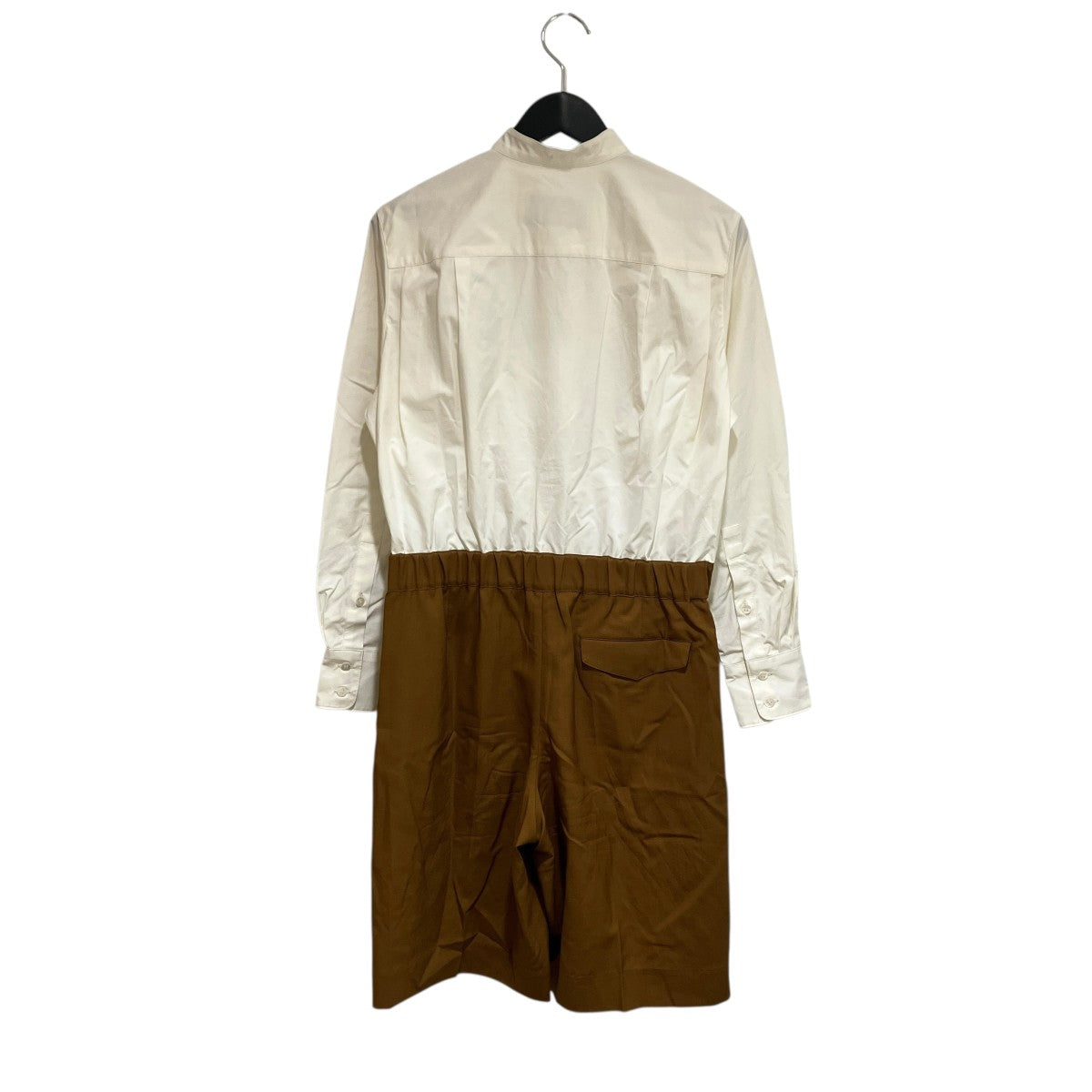 OVERCOAT 23SSTAILORED JUMPSUIT WITH SHIRT COLLARオールインワンS23JS02-DWOC 古着・中古-2枚目のアイテム画像