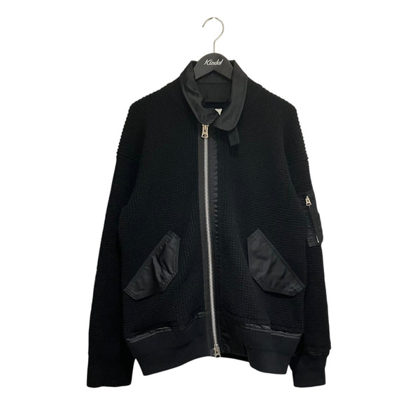 sacai(サカイ) 21AWwool Knit Blousonブルゾン21-02631M 21-02631M
