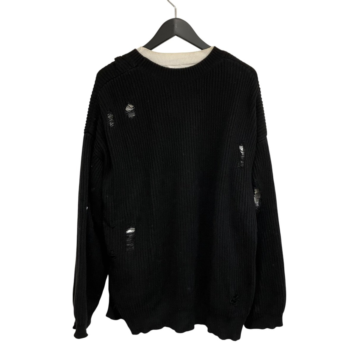 抹*レ様 Dairiku 23AW Rotten damage knit M DAIRIKU(ダイリク) Layered Damage Knitニット20AW K-2 20AW K-2
