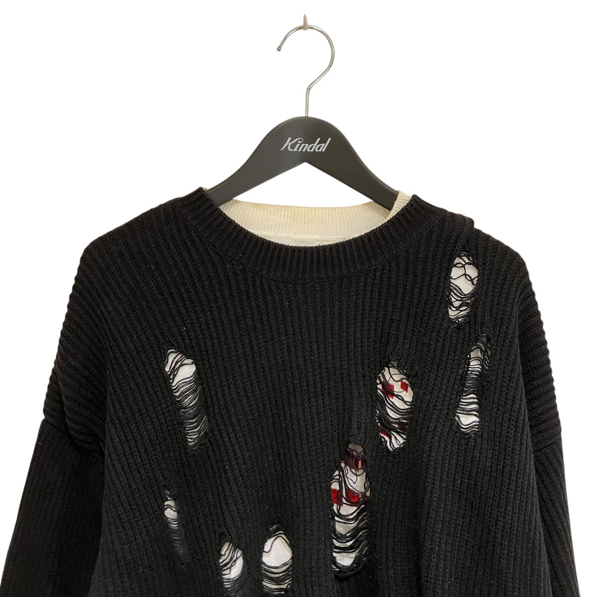 DAIRIKU(ダイリク) Layered Damage Knitニット20AW K-2 20AW K-2