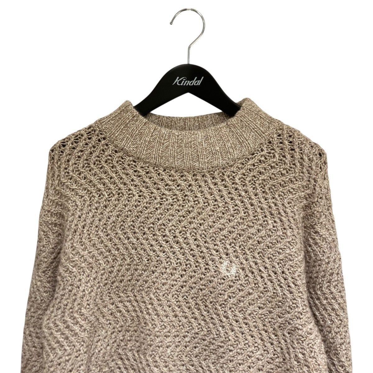 FRED PERRY ベージュ ニットセーター JP XS FRED PERRY ワッフルニット