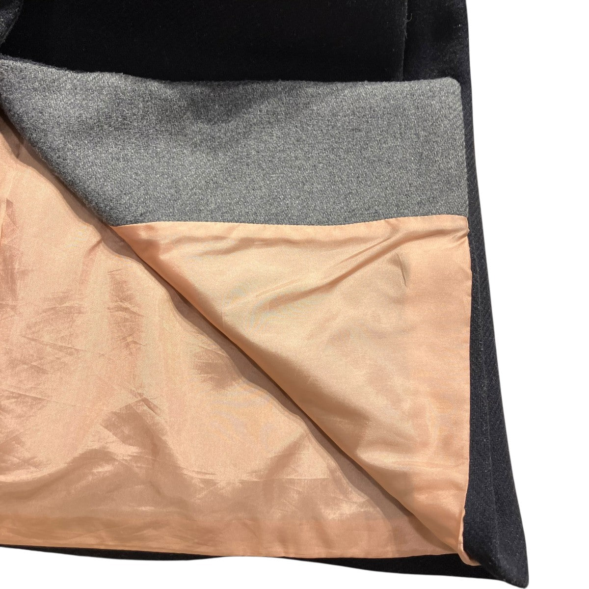 JIL SANDER NAVY ノーカラーコートJDJ507CJJ005A72 古着・中古-5枚目のアイテム画像
