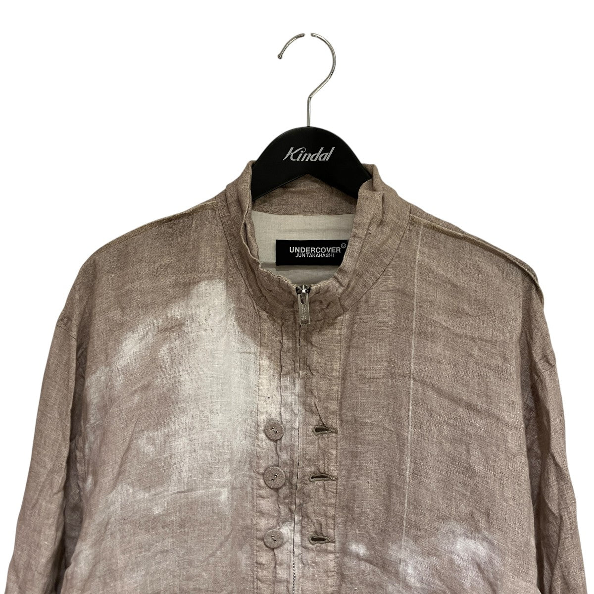 UNDERCOVER printed linen blousonジャケットUC1E4201 古着・中古-3枚目のアイテム画像