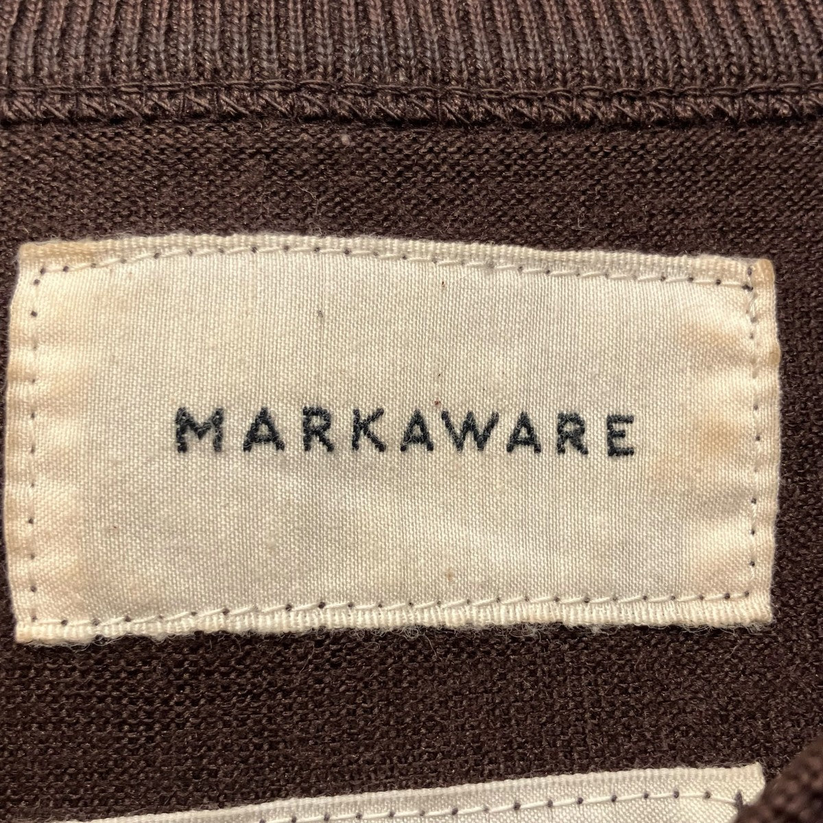 MARKAWARE 20AW半袖ニットA20A-13CS03B 古着・中古-5枚目のアイテム画像