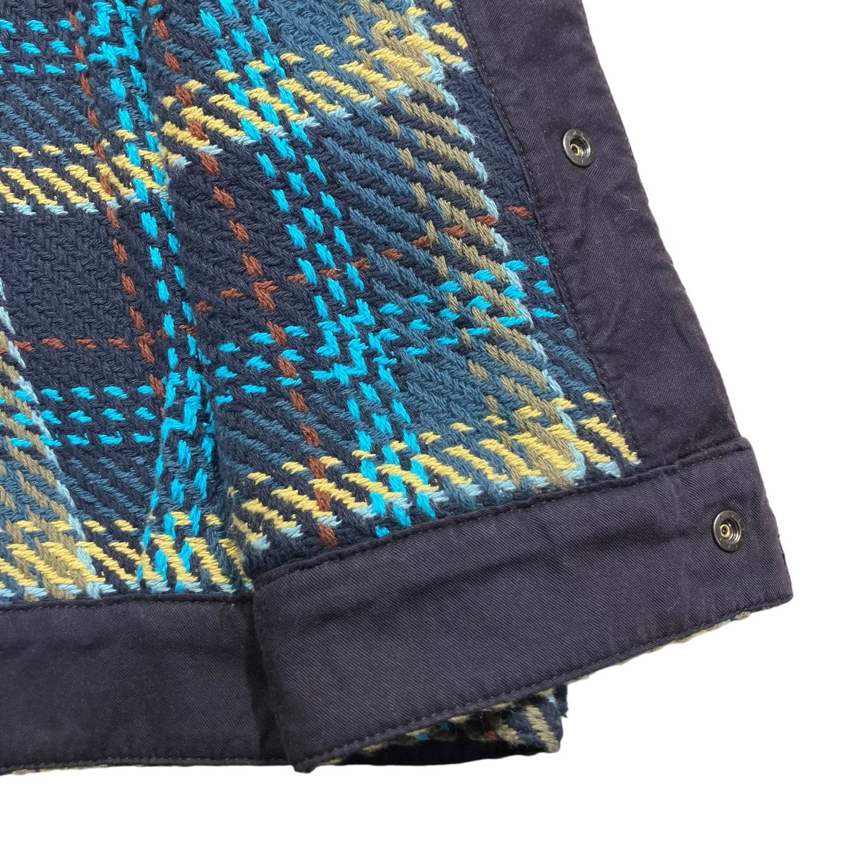 DEVEAUX バスケットチェックトラッカージャケットアウター24-011-300-1003-3-0