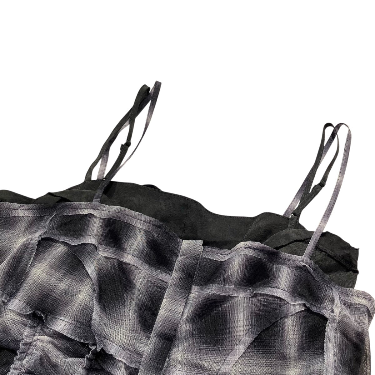MAISON SPECIAL See-through Plaid Layered Dressワンピース2125165207 古着・中古-5枚目のアイテム画像