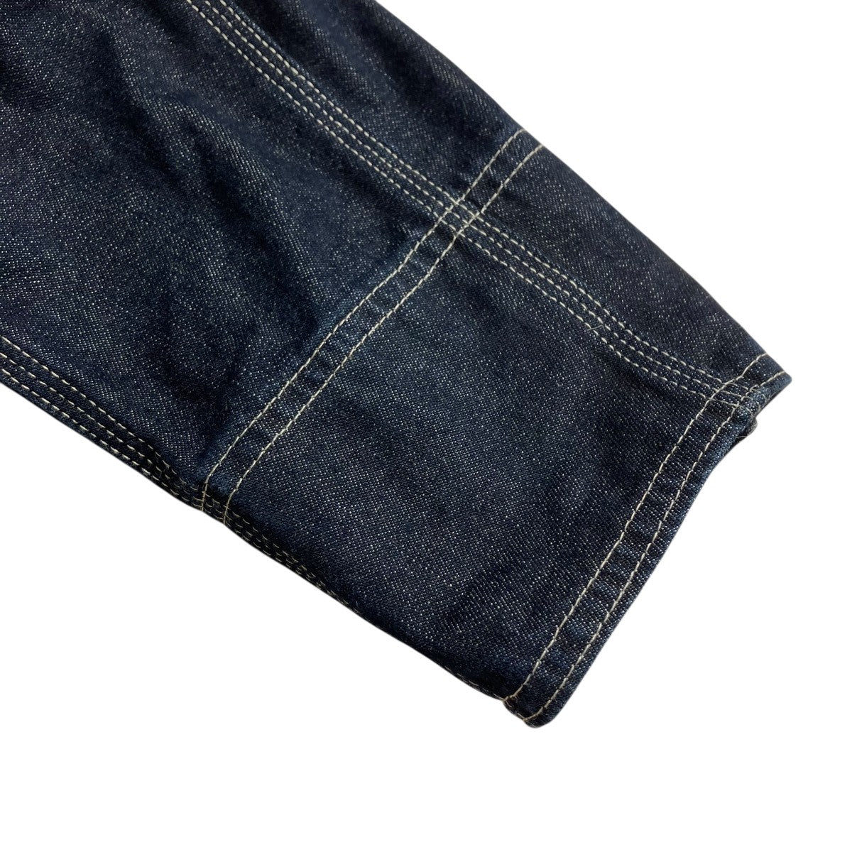 POST O'ALLS インディゴデニム カバーオール Lサイズ POST O'ALLS(ポストオーバーオールズ) エンジニアジャケット